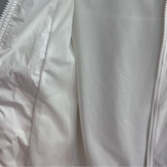Nike Windrunner White Black Full Zip Up Lightweight Hooded Jacket Small - Picture 11 of 13